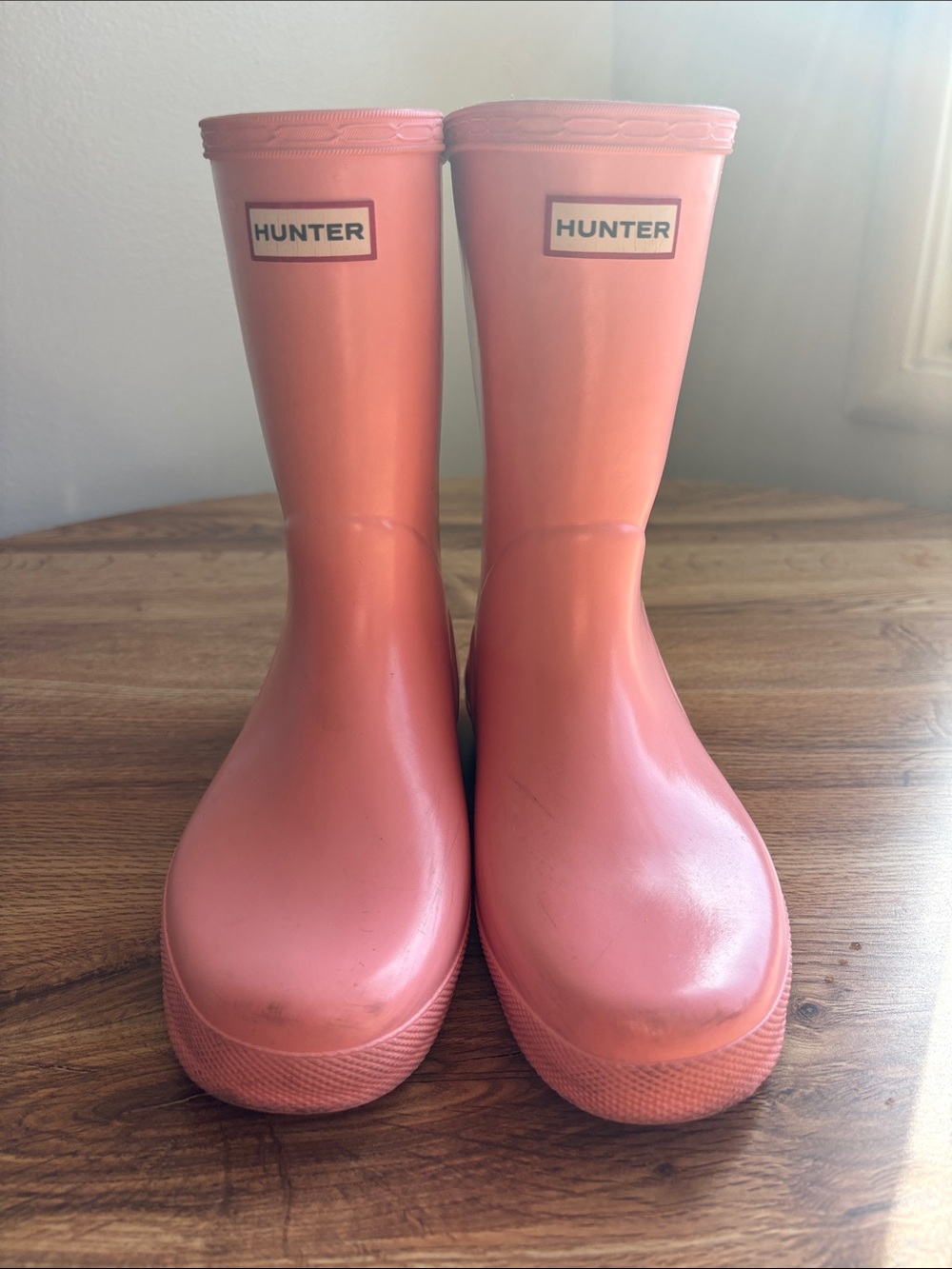 Hunter Little Kids Original First Classic Kid's Rain Boots, Purring Pink, K1 2-3